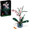 LEGO Icons Orchidea, Set Collezione Botanica Piante Artificiali, Modellino da Co