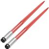 VEVOR Coppia lancia per fieno 43" lancia per balle, capacità 3000 libbre, punta per balle ad attacco rapido lancia quadrata per balle di fieno 1 3/4", forche per balle rivestite di rosso