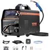 VEVOR Macchina Saldatrice MIG Corrente Uscita 160 A, Saldatrice MIG Sinergica Multiprocesso Portatile Saldatrice MIG Senza Gas Gas MMA Lift TIG 4 in 1 con Tecnologia Inverter IGBT, Schermo LCD