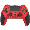 Generic Controller di gioco wireless per PS4/PC/Android/iOS, Gamepad Bluetooth con Turbo, doppia vibrazione, movimento a 6 assi, programmazione macro, lunga durata della batteria, compatibile con giochi PS4