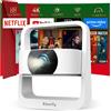 Yaber Proiettore 4K Smart Android Con App Casse JBL Integrate Google TV