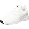 Footfox Le Signore Indossano Scarpe di Moda - Scarpe da Jogging con Scarpe da Ginnastica Bianche per Respirare Facilmente Scarpe da Tennis a Maglia Casual per palestre, Atletica e 40.5 EU