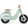 Robincool Moto per Bambini Senza Pedali Montessori Motorbike 73x27x51 cm Triciclo in Legno Ecologico Color Verde