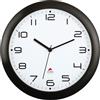 ALBA Orologio Silenzioso, Metallo, Nero (Schwarz), 30.5