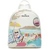 Braccialini Zaino Donna Allround con Pets Illustrati ed Applicazioni