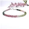 Bundela Gems Bracciali fatti a mano con perline di pietre preziose rondelle sfaccettate to...