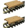 Aru On30/Oe Scala Aru Scartamento Stretto Legno Flat Car 2 Cars Brass Kit 0e Carr...