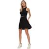 Trendyol Basic gestrickter Rock, Gonna da Donna, Black, Large