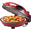 BEPER P101CUD300 Forno Pizza con Piastra Refrattaria Rimovibile - Pizza Maker Dotato di 5 Livelli di Cottura e Timer