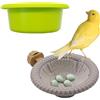 MEISO Vasca da Bagno per Uccelli, Nidi di Uccelli, Appeso Uccello Vasca Da Bagno Doccia, Vasca da bagno Bird, Accessori Gabbia per Uccelli, Bagno per uccelli in Plastica, per Pappagalli Canarini(B)