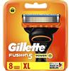 Gillette Fusion 5 Power - Lame di ricambio per rasoi bagnati da uomo, con lama a 5 velocità, 8 pezzi