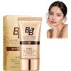 Bploar Sunscreen BB Cream SPF50+ PA+++, BB Crema Lumaca Dorata con SPF - Trucco, Idratazione e Copertura in Uno, Protezione UV e Tono Luminoso (Avorio, 40 g)
