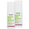 alkmene Mein Tea Tree Olio Viso Crema Viso 2 x 50 ml Pickel Riduzione 91% - Olio di Tea Tree Naturale, Vegan & Neutro - Crema idratante per pelli impure - Olio di Tea Tree Crema per brufoli