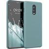 kwmobile Cover per OnePlus 6T Custodia - Back Case per Smartphone in Silicone TPU - Protezione Gommata - artic night