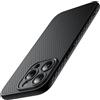 JETech Cover Presa per iPhone 15 Pro 6,1 Pollici, Morbido TPU Sottile Protettivo Cellulare Custodia con Fotocamera Lente Protezione Completa, Antiurto (Titanio Nero)