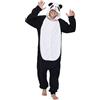 Dodheah Unisex Panda Pigiama Adulto Onesie Halloween Animale Cosplay Costume Tuta di Natale Carino Pigiama S