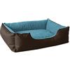 BedDog® Lupi Letto per Cane/Gatto Cuccia S Fino a XXXL, 24 Colori a Scelta, Cuscino per Cane, Divano per Cane, Cestino per Cane, Marrone/Blu L