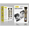 Andowl Tagliacapelli professionale Uomo, Rasoio Elettrico Barba Capelli Corpo Macchinetta per Capelli Regolabarba Uomo Professionale con 3 Pettini per Lunghezze