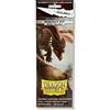 Dragon Shield AT-13223 Standard Size Sleeves 100pk-Smoke (15 Count), Sealable Smoke
