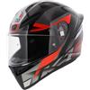 AGV K1 S Fastlap Nero Grigio Rosso Casco Moto Sportivo XXL