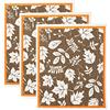 DII Swedish Dishcloths for Kitchen & Cleaning, Reusable, Washable & Dishwasher Safe, Biodegradable, 7.75 x 6.75, It's Fall Y'all, 3 pezzi