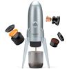 BENFUCHEN Macchina per caffè espresso portatile 3 in 1, macchina per espresso elettrica auto-riscaldante, caffettiera da viaggio a 19 bar con caffè macinato e cialda NES PRESSO/DolceGusto, grigio spazio