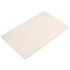 herzbach home Tappetino da bagno, 100% cotone, tappetino per doccia, 1.000 g/m², assorbente, lavabile (crema, 60 x 100 cm)