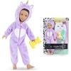 Corolle Girls 9000600210 - Cofanetto Luna Pigiama Party Bambola, 7 Accessori, 28 cm, dai 4 anni