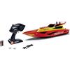 Carson 500108058 RC Rescue 2.4G 100% RTR - Barca telecomandata, barca RC, giocattolo telecomandato per bambini e adulti, telecomando incluso