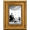 CABBEL Cornice portafoto 10x15 cm, in argento vintage, stile barocco elegante, con vetro acrilico infrangibile - per poster, foto o certificati - perfetta per soggiorno, ufficio o galleria