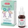 Buonavit D3F Vitamina D3 Gocce Bambini 12ml, Vitamina D Bambini 400 UI al Giorno, Vitamina D Gocce Senza Glutine e Lattosio, con Pipetta Contagocce