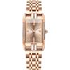 RORIOS Orologi da Donna Rettangolo Orologi da Polso Oro Rosa Acciaio Inossidabile Orologio Analogico Quarzo Signora Orologi Moda Diamante Rosa