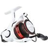 Abu Garcia Max Pro Mulinello da spinning, Leggero e resistente, Mulinello da pesca d'acqua dolce per i pescatori, Trascinamento morbido, Bass, Trota, Walleye, 3000H Bianco e Rosso
