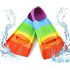 ADDLIVE Pinne Corte per Bambini, Pinne da Nuoto in Sicone per Bambini, Pinne da Allenamento per Nuoto in Silicone, Pinne per Bambini per bambini, Ragazze, Ragazzi, Principianti (XXS) (Rosso)