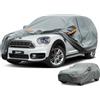 kayme Telo Copriauto da Esterno, Kayme Copertura per Auto Impermeabile Anti UV Vento Antipolvere a 5 Strati. Compatibile Con Duster, Compass, Qashqai, Renegade, Tiguan, T-Roc ecc. (SUV:fino a 460cm)