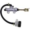 TRKIMAL pompa freno posteriore con serbatoio per Powersports 98cc 3.0HP CK100 KT196 Buggy Go Kart Rosso