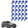 Aidi Clip di fissaggio per passaruota, 20 pezzi, compatibili con Range Rover Evoque, clip di fissaggio per auto in plastica, clip di fissaggio anteriore e posteriore per modanature del passaruota, clip di