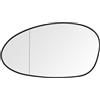 SENZEAL Vetro dello Specchietto Lato Guida Riscaldato con Piastra Portante per BMW Serie 1 3 E81 E87 E82 E88 E90 E91 E92 E93 Pre-Facelift 2005-2008 51167145267 51167157247 (Sinistro)