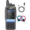 Radtel RT-880G GPS APRS 10w radioamatore walkie talkie radio CB portatile 1024 canali HF SSB Rx con ripetitore cross-band, display a colori da 2,4 pollici con cavo di programmazione Antenna SW/MW