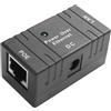 YAODHAOD POE Injector, Power Over Ethernet tramite alimentatore di rete 12 V, 24 V, 48 V, distanza fino a 100 m, spina da parete con cavo DC da 12 V (100 Mbps/stile A)