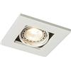 QAZQA qure - Faretto da incasso Moderno - 1 luce - L 100 mm - Bianco - Design - Soggiorno I Camera da letto I Sala da Pranzo I Cucina