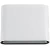 LEDKIA LIGHTING Applique Parete per Esterno LED 6W Doppia Luce Quadrato Bianco Zeus 2700K Bianco Caldo