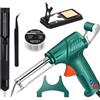 Generico Set Di Cinque Saldatrici,Utensili Per Saldatura Laser Industriali Riscaldati Internamente,Pistola Per Saldatura Versatile,Saldatrice Laser Portatile (verde)