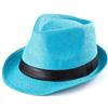 LADYBRO 100% Lana Fedora Hat Mens Fedora Cappelli per Uomini Cappello Trilby Cappello Paglia Cappello Panama, 013 grigio, misura: 7 1/4 (58 cm), adatto a 22 - 22 7/8, 7.25