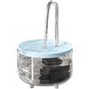 Generic Fontane per l'idratazione degli animali domestici - Distributore d'acqua per cani, Distributore d'acqua per gatti | Fontana per animali domestici a batteria wireless da 1 litro, fontana per gatti tras