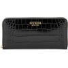 GUESS Laurel SLG Large Zip Around, Portafogli Donna, Black, Unica