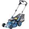 Dedra Tosaerba a batteria con azionamento DEDRA, 2800 - 3200 giri/min, larghezza di taglio 46 cm, lama V-Cut, altezza di taglio 30 - 75 mm, motore brushless, funzionamento silenzioso, cestino da 65 l, senza