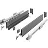 GTV Guide per cassetti AXIS Pro, estraibili per cassetti con estrazione, colore antracite, portata fino a 40 kg, sistema push to open, accesso libero, larghezza: 550 mm, altezza: 86 mm