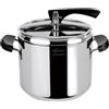 LAGOSTINA Pentola a Pressione per Induzione in Acciaio Inox 7 Litri cm 22 2 Manici - La Classica