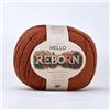 Hello Yarn Reborn - Gomitolo di cotone riciclato - Cioccolato - 200 g DK per uncinetto